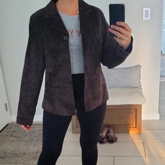 Brandon Thomas Jackets & Blazers - Brandon Thomas Dark Brown Women's Blazer